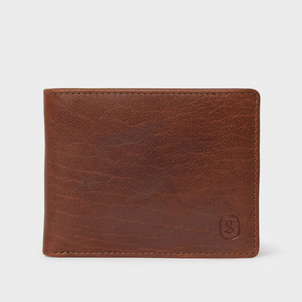 saddler brun plånbok