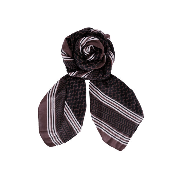 black colour scarf brun