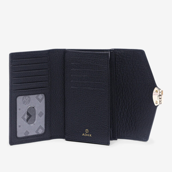 adax plånbok svart med spänne