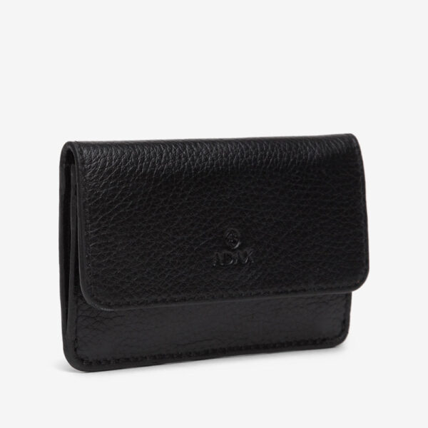 svart adax plånbok med lock