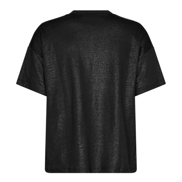 mos mosh t-shirt svart glansig