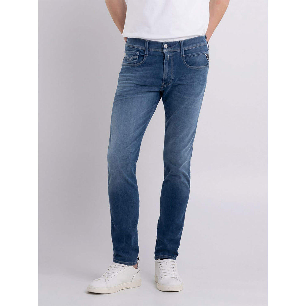Replay Jeans - Slim Fit Anbass Jeans 661 (Medium Blue) - ejesbyejes