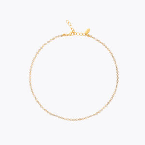 caroline svedbom Siri halsband (Gold / Crystal)