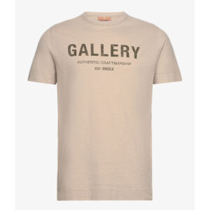 mos mosh gallery t-shirt beige