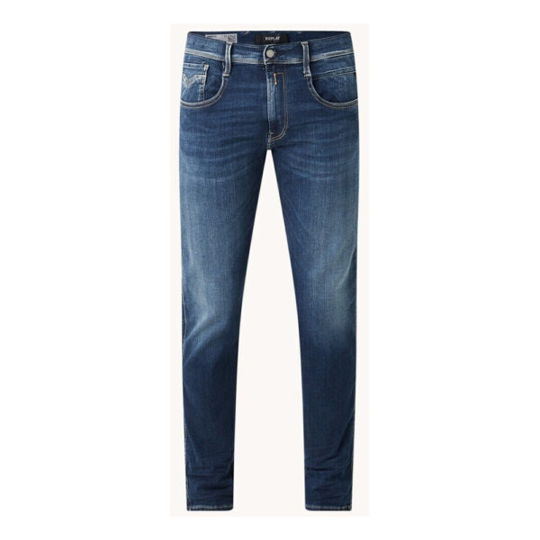 replay jeans mörkblå